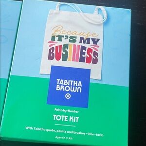 Tabitha Colorful Paint-by-Number Tote Kit